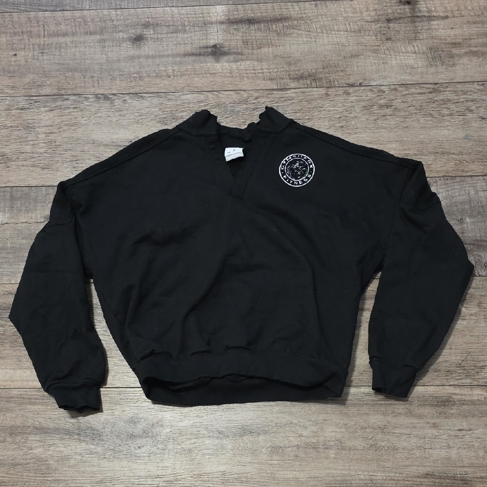 Gymshark Black V-Neck Sweater - Picture 2 of 10